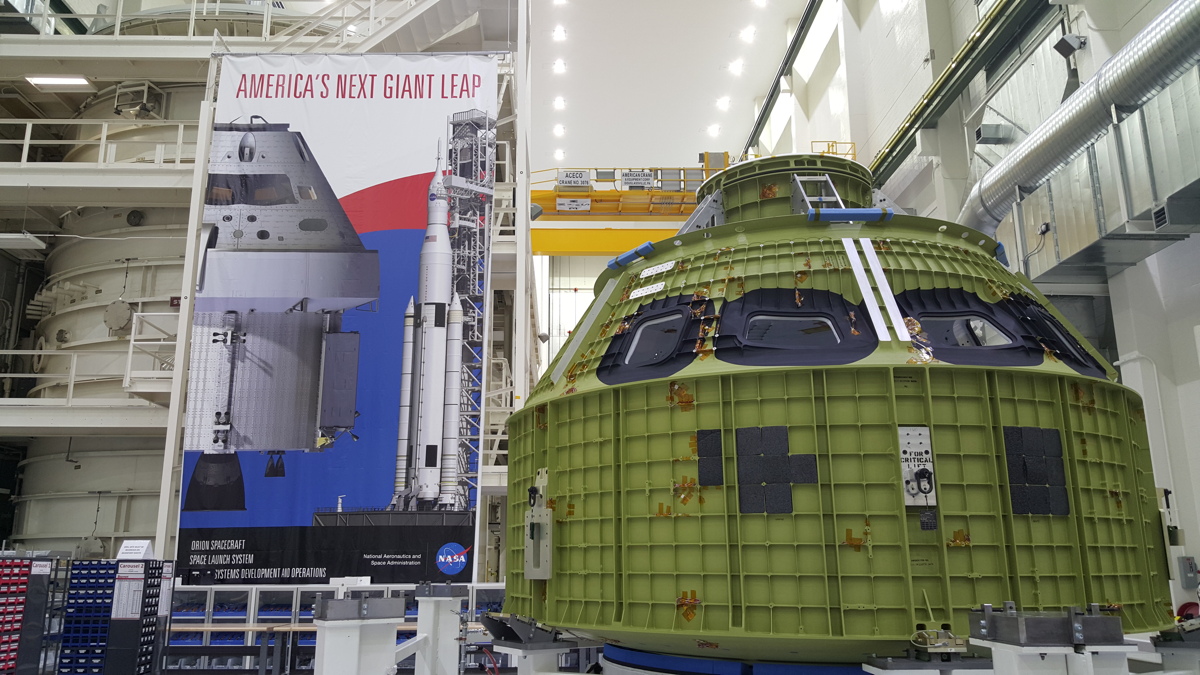 NASA's Orion Crew Module Arrives in Florida to Prep for 2018 Flight